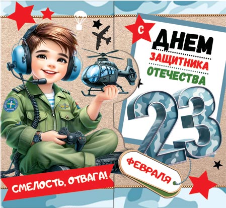 23 Февраля. Открытки оптом